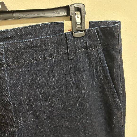 NWT! Talbots Womens Trousers Slim Straight Fit Size 14 Jeans - Picture 2 of 7